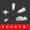 Factory wholesale of cross-stitch wedding dresses, invisible and seamless nail oil painting photo frame installation accessories, seamless hooks for wall hanging details Picture